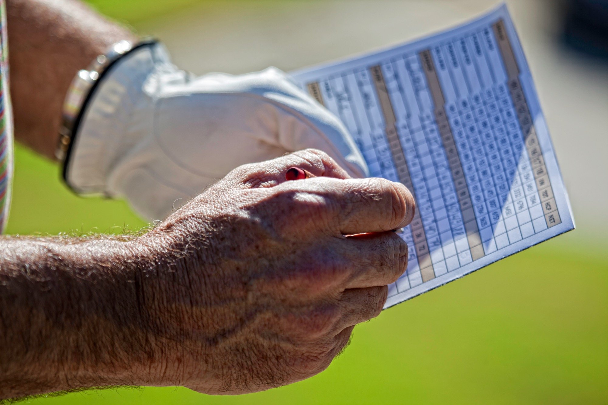 Golfers Scorecard - Sarasota